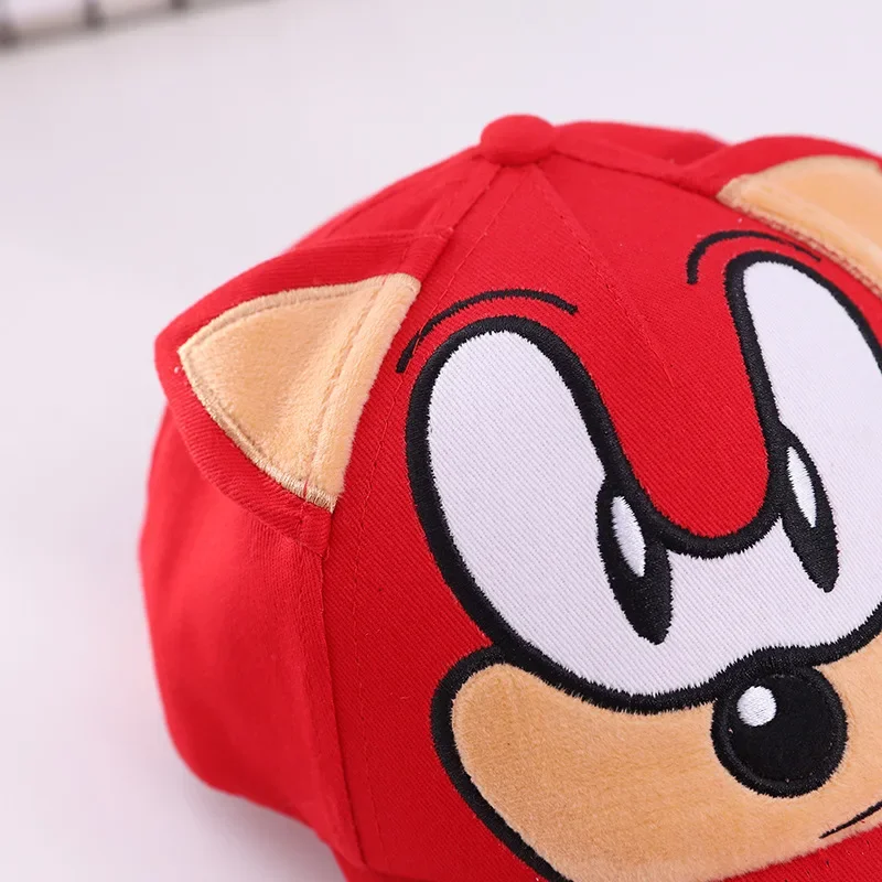 Cartoon Sonic Cosplay Baseball Caps Boy Girls Baby Summer Sun Hats Children\'s Hip-Hop Cap Kawaii Photography Props Leisure Hat