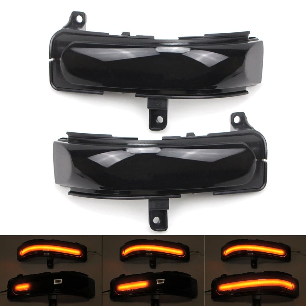 

Smoke Lens LED Reflector Rearview Mirror Light for Mazda5 2010-2013 CX-7 2007-2012 Driving with Dynamic Turn Signal Lamp Blinker