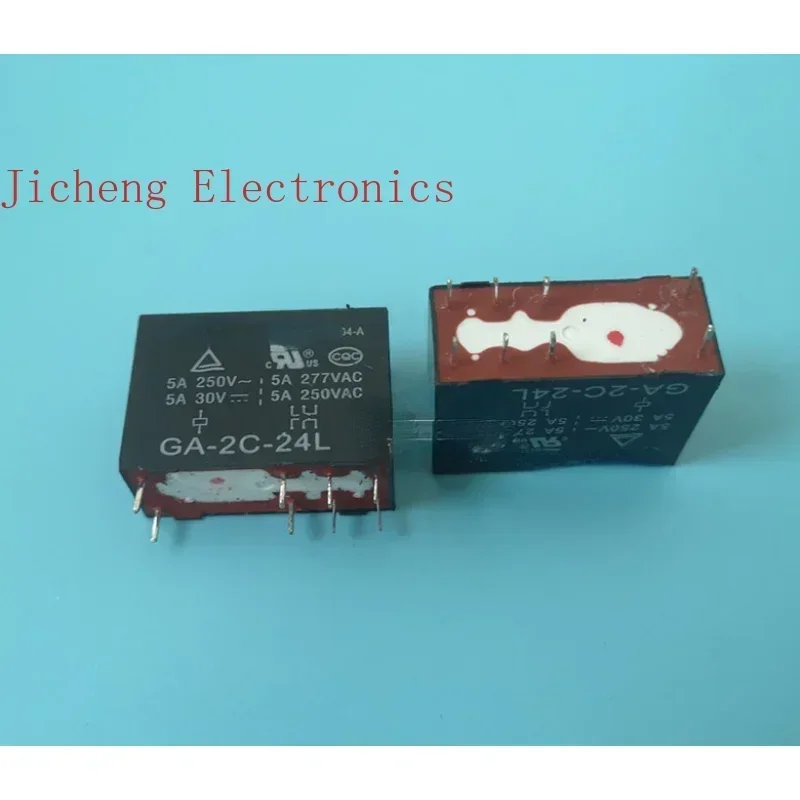5PCS Relay GA-2C-24L/5A/8PIN SRD-12VDC-SL-A/4PIN/10A HF92F-012D HF92F-024D HF92F-120V CMA31-A-R/DC12V/40A YYH4100-SH-124LZ