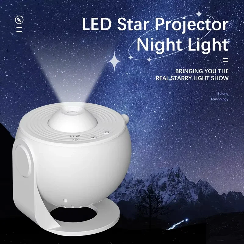 Star Projector Night Light Star Sky Projection Rotate Planetarium Projector Room Decoration Space Projector Lamp Room Decor