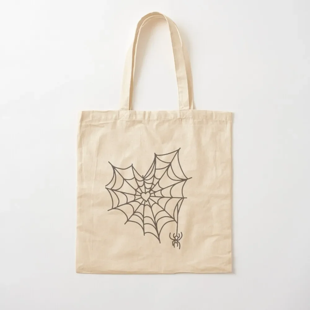 

cute spiderweb Tote Bag ecological bags tote bag university supermarket folding bag