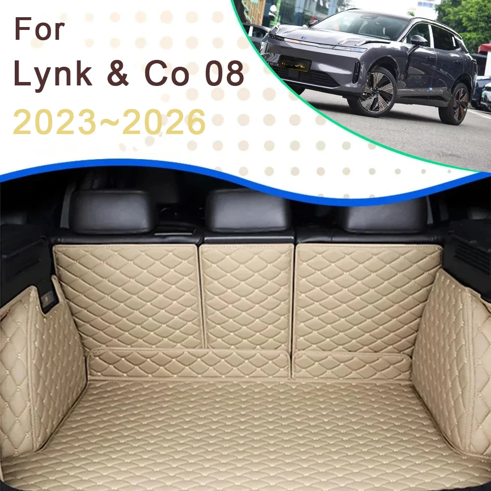 

Car Trunk Cargo Liner For Lynk & Co 08 EM-P 2023 2024 2025 2026 Waterproof Rug Rear Boor Mat Carpet Storage Pad Auto Accessories