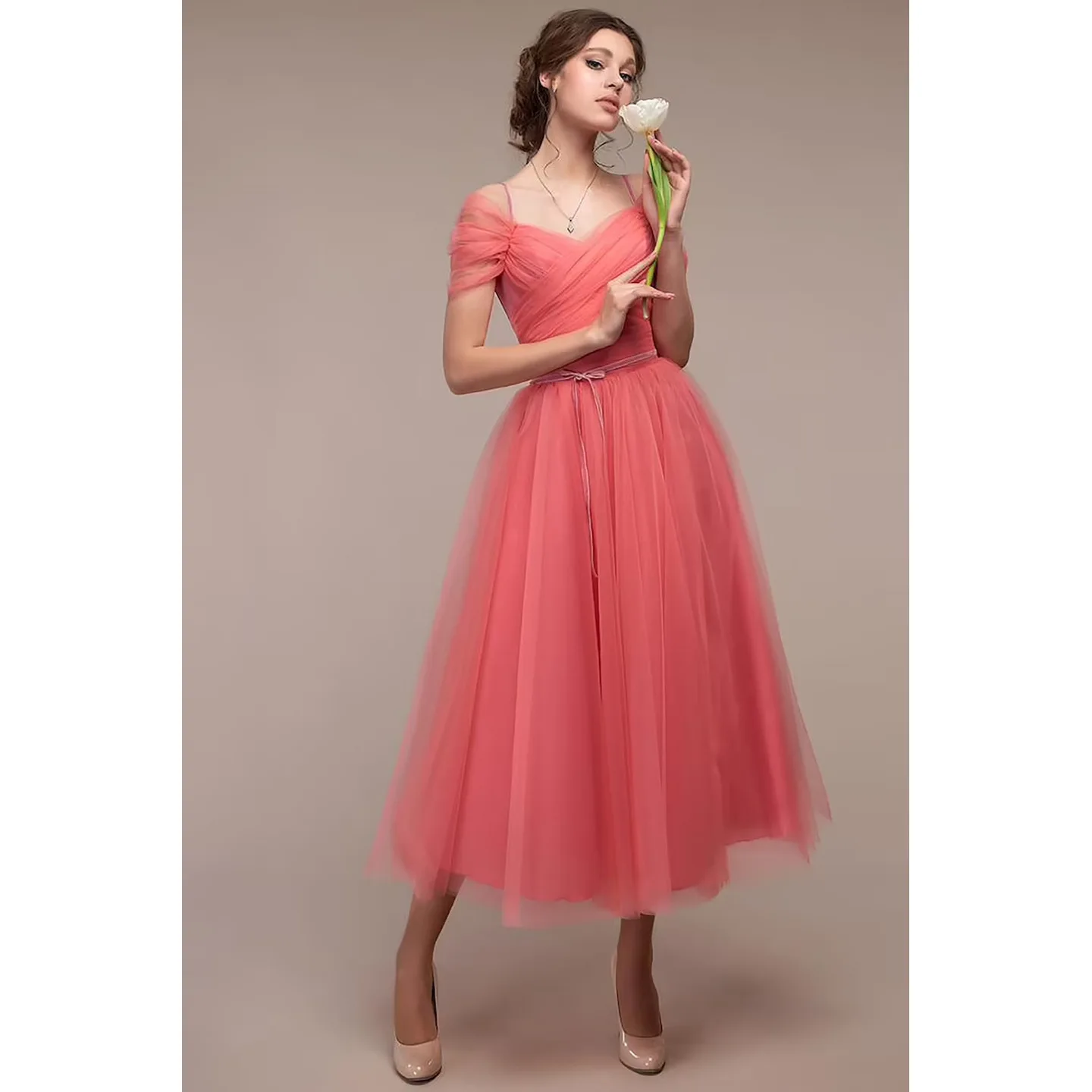 

Сексуальное платье OneLine для свадебных подружек невесты, с коротким рукавом, на молнии, подходит для прогулок.