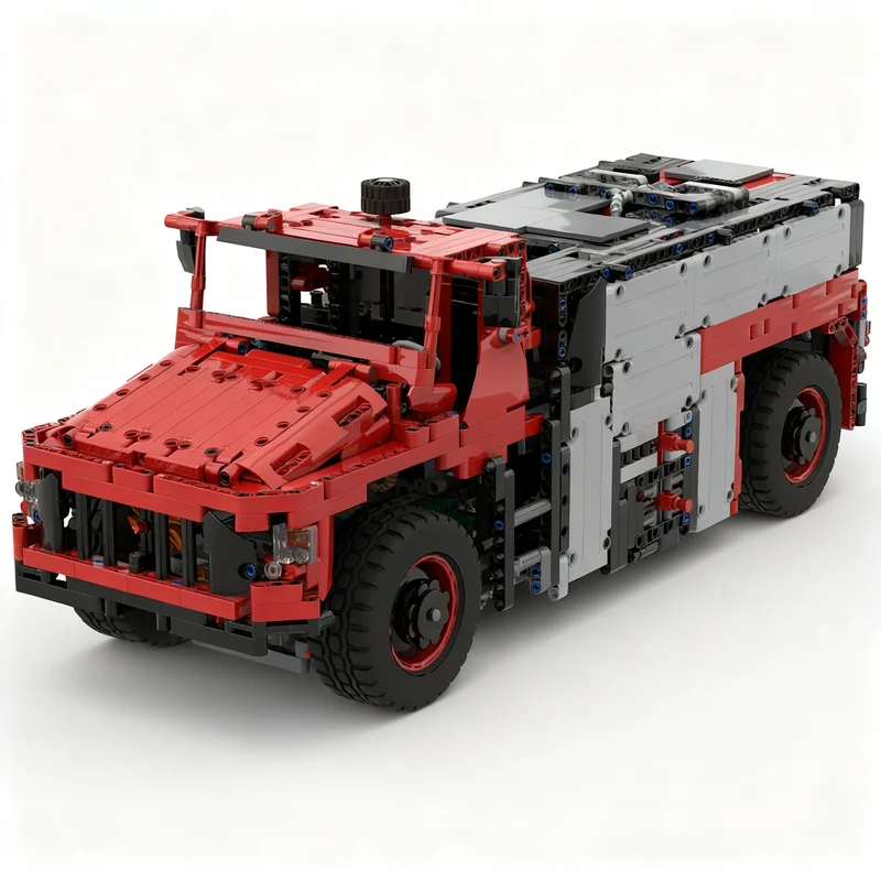 2366pcs MOC Side Loader Garbage Truck Alternate Technical Model Toys Building Blocks Architecture Christmas Gifts DIY Brick