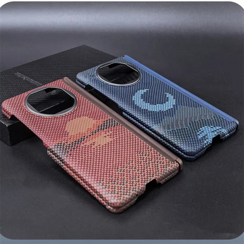 حافظة لهاتف هواوي ميت X6 X5 من ألياف الكربون الأراميد غطاء كيفلر رفيع للغاية وخفيف الوزن غطاء حماية نحيف متين وقوي