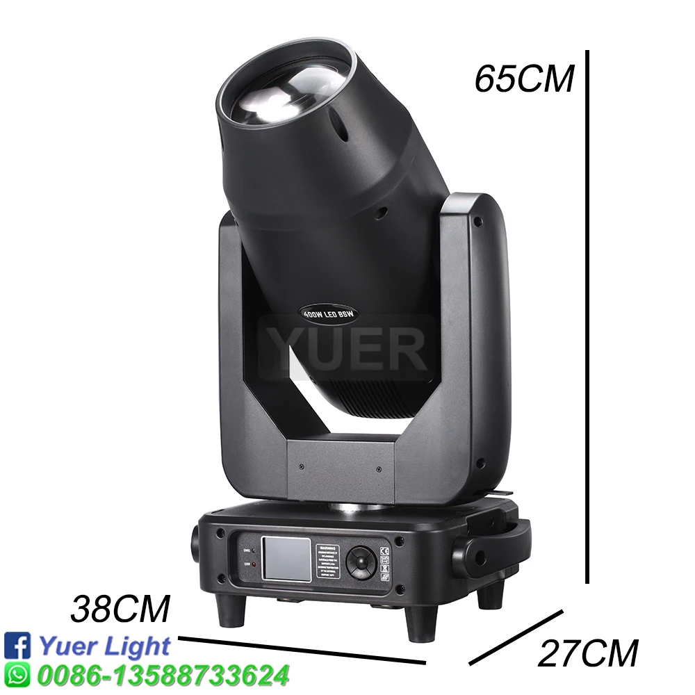 YUER 400W LED Moving Head Light CMY CTO With Zoom Beam Spot Wash Stage Effect Lighting For DJ Disco Party Wedding DMX512 RDM