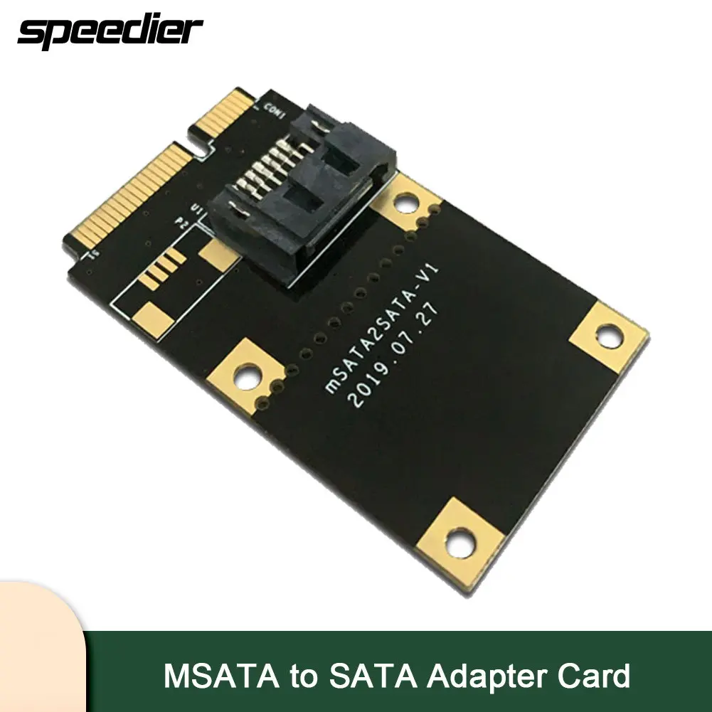 MSATA to SATA 7pin Motherboard Adapter SSD Transfer Card - Data Transfer Tool for Solid State Drives