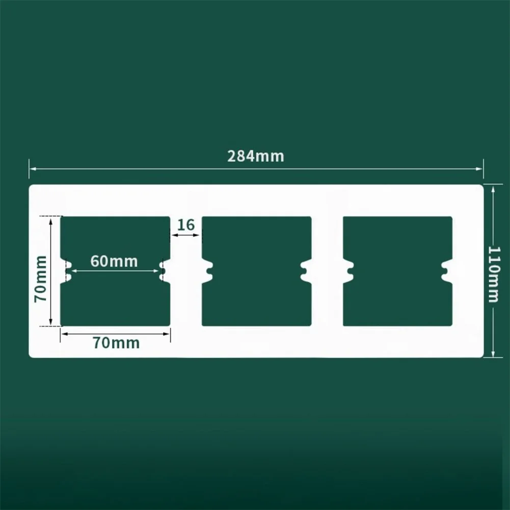 For Home Improvement Gold Switch Socket Panel Decorative Wall Switch Cover Versatile Compatibility Elegant Colors