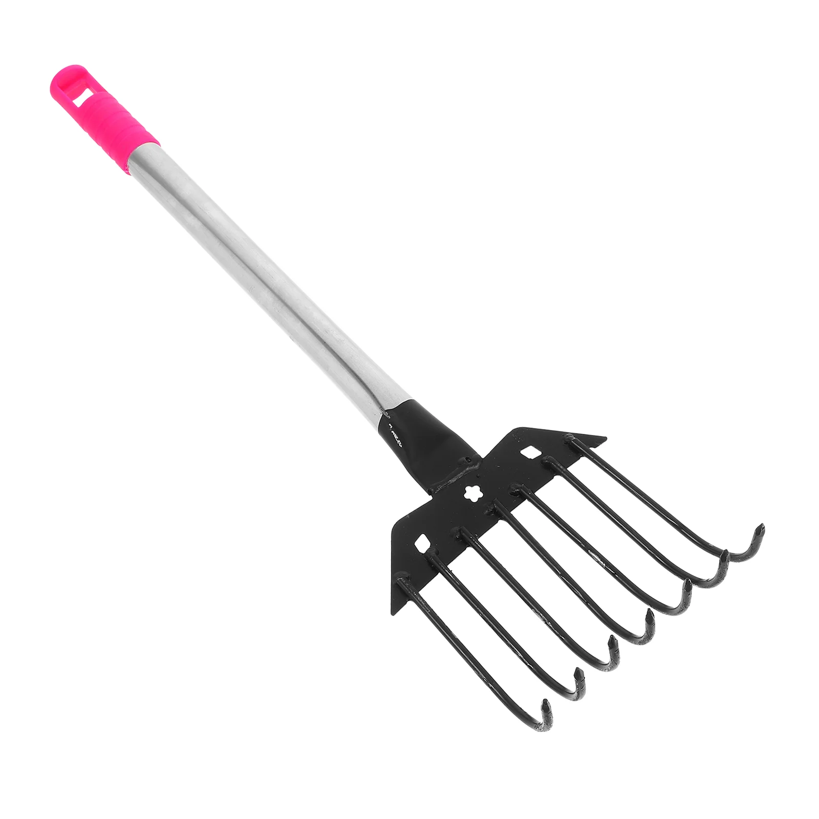 Gardening Tool Rake Planting Flower Rakes Stainless Steel Loosening Soil Iron Leaf