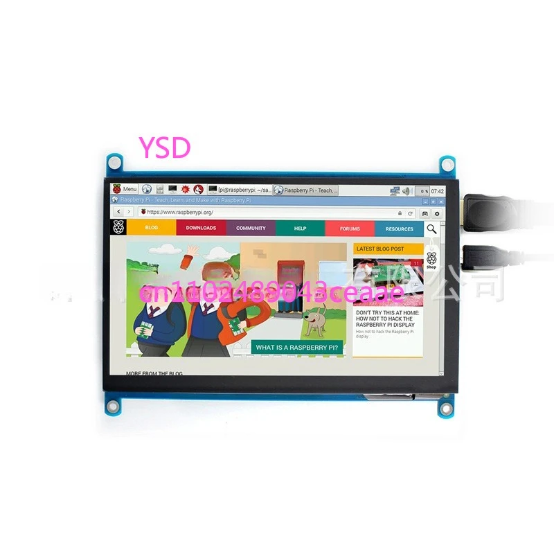 

7 inch 7H LCD Capacitive Touch Screen HDMI VGA IPS Computer Secondary Screen for Raspberry Pi