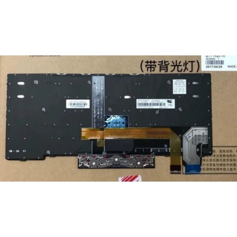 For Lenovo ThinkPad T480S L480 L380 E480 X390 X280 Keyboard With TrackPoint Used
