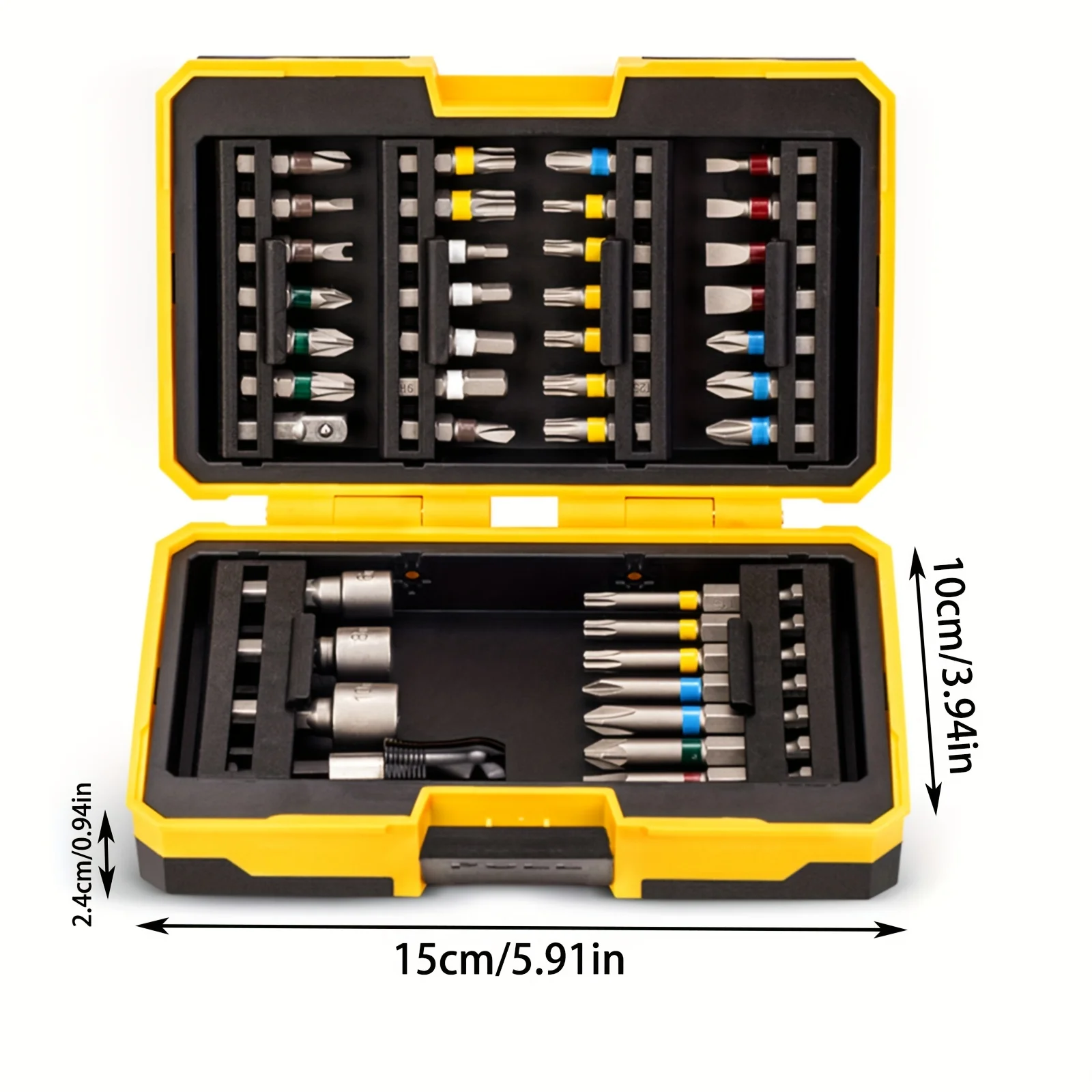 Deli 39 PCS Screwdriver Set Magnetic Bits with Storage Case for Home, Garage, Office, Apartment, Bike, Electronics Projects