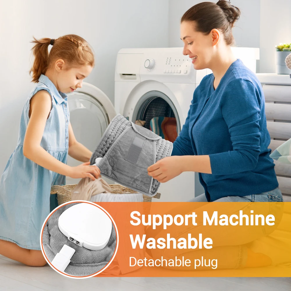 حزام دعم التدفئة الخلفية دعامة الخصر الساخنة مع درجة حرارة قابلة للتعديل حزام الظهر الدافئ البطن دفئا وسادة دعم قطني