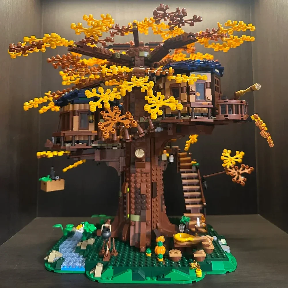 3036pcs Tree House Model Building Blocks Set Create Adorable Street Views Architectural Masterpieces for Room Decoration Gifts