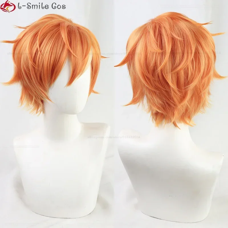 Project Sekai Colorful Stage! feat.Vivid BAD SQUAD Shinonome Akito Cosplay Wig Heat Resistant Synthetic Hair Wigs + Wig Cap