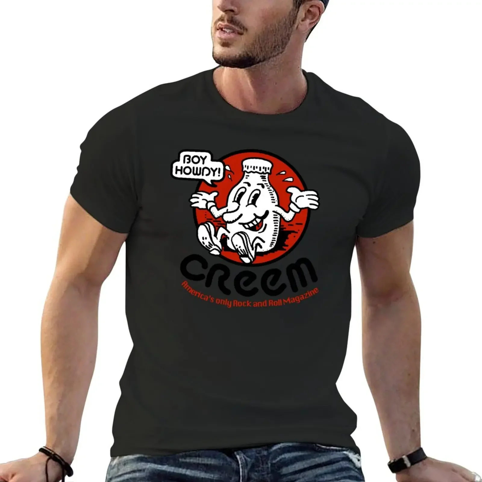 Old Creem Magazine T-Shirt custom t shirt customs plain t shirts men