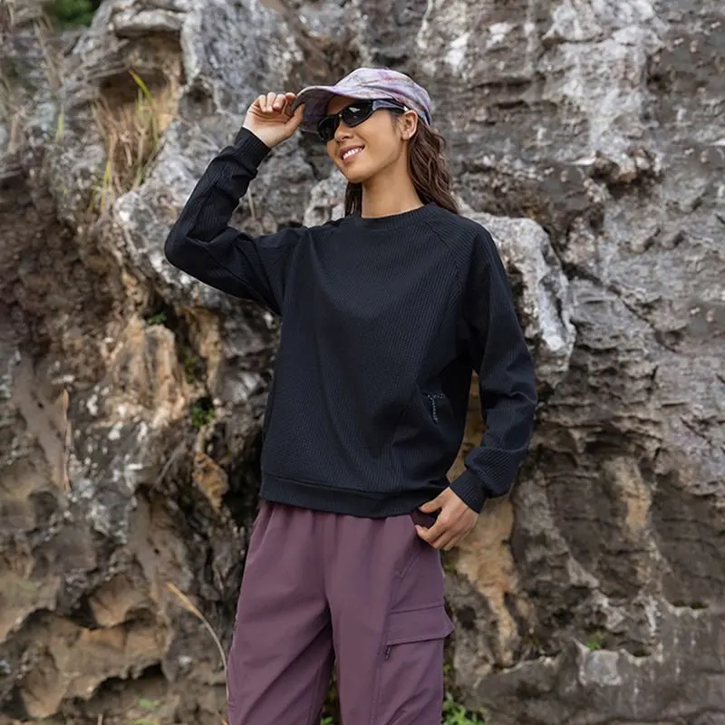 Autumn Winter Sweatshirt Men Women Outdoor Sport Loose Casual Track Pullover Sweatshirts Tops Tees Shirts