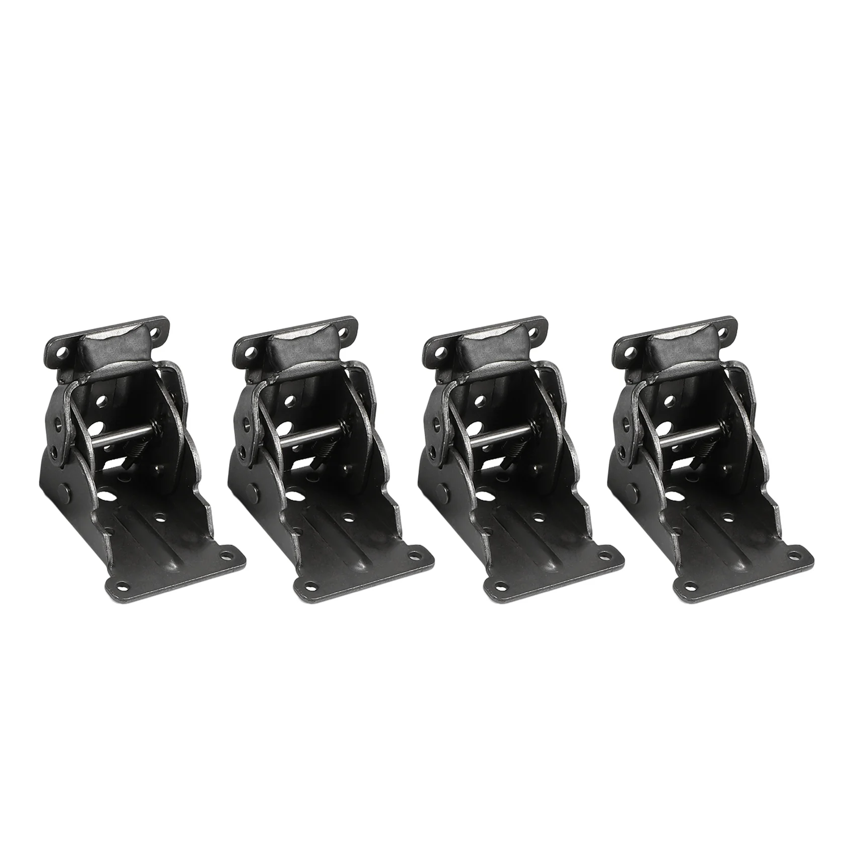 4Pcs Collapsible Support Frame Self-Locking Hinge Table Leg Fittings And Gussets - For Folding Legs Folding Workbench Folding