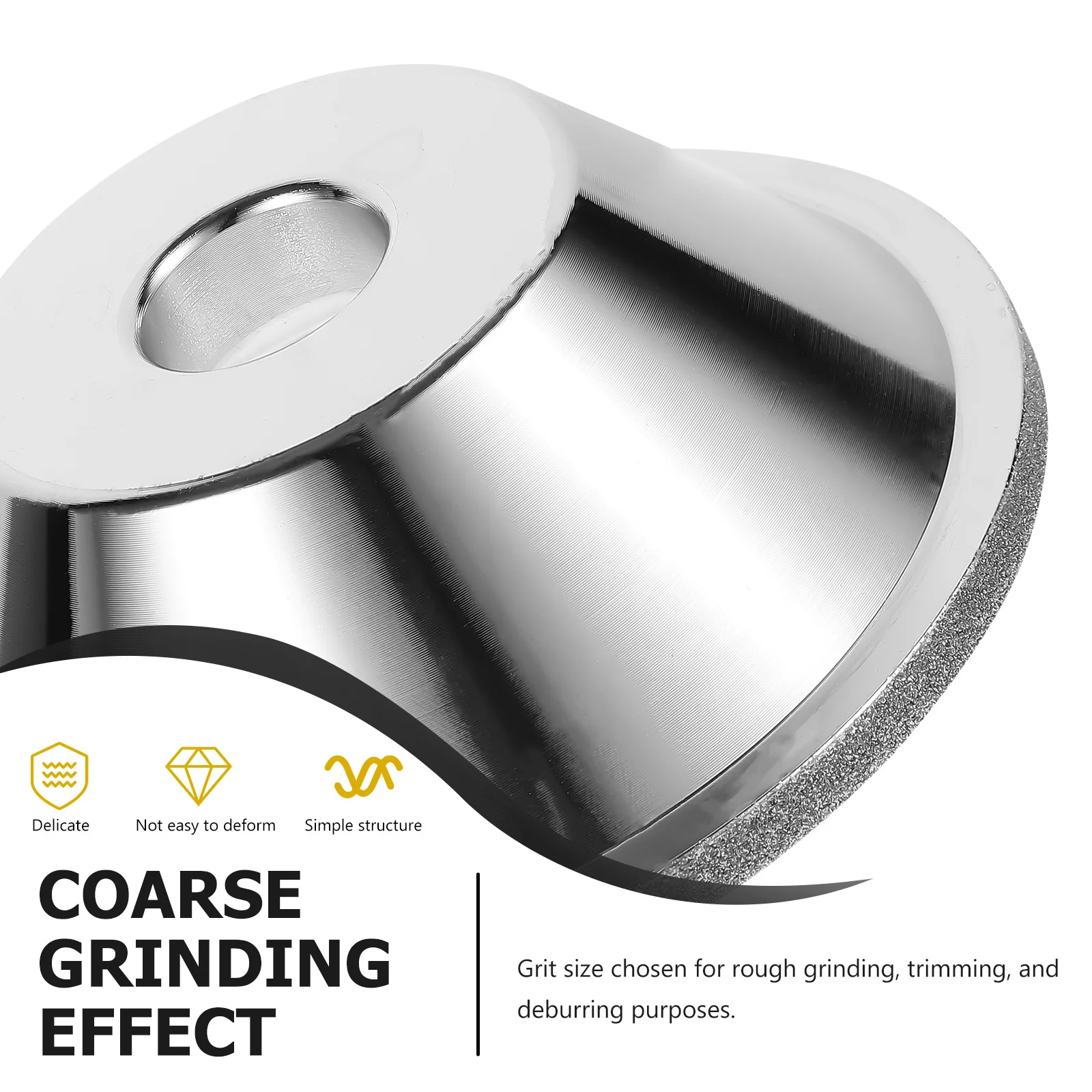 Bowl Type Grinding Wheel Electroplated Rough Grinding Disc for Angle Grinder Car Sanding Polishing Sharpener Car Sanding Wheel
