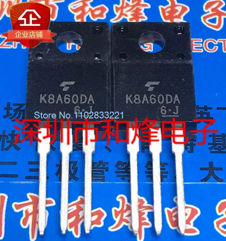 

(10 шт./лот) K8A60DA TK8A60DA TO-220F 600V 7.5A