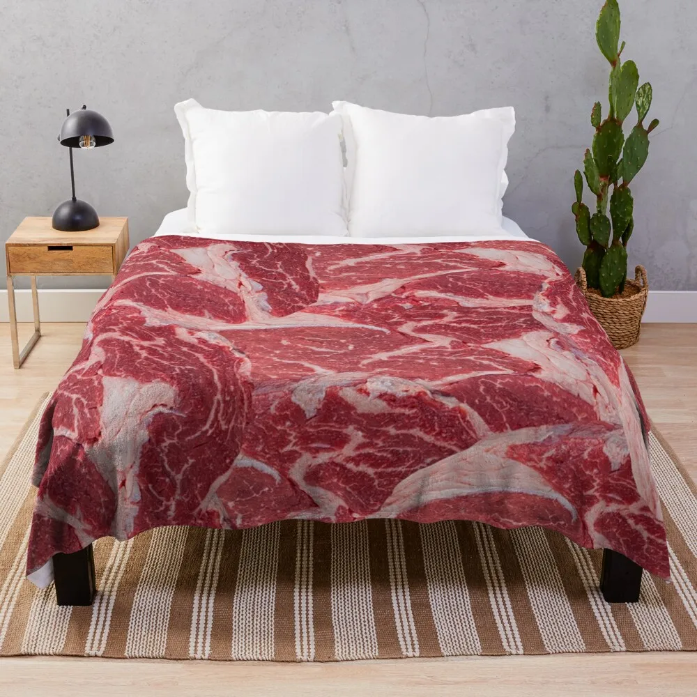 

Meat Throw Blanket Sofas Moving Blanket Dorm Room Essentials Blanket Sofa