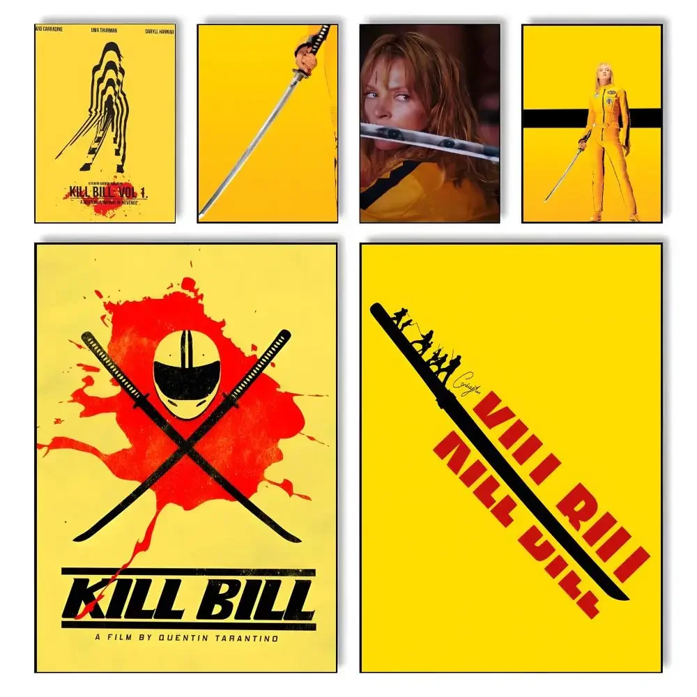Classic Hot Movie Kill Bill Poster High-definition posters, wall art for living room and home decor. Modern home