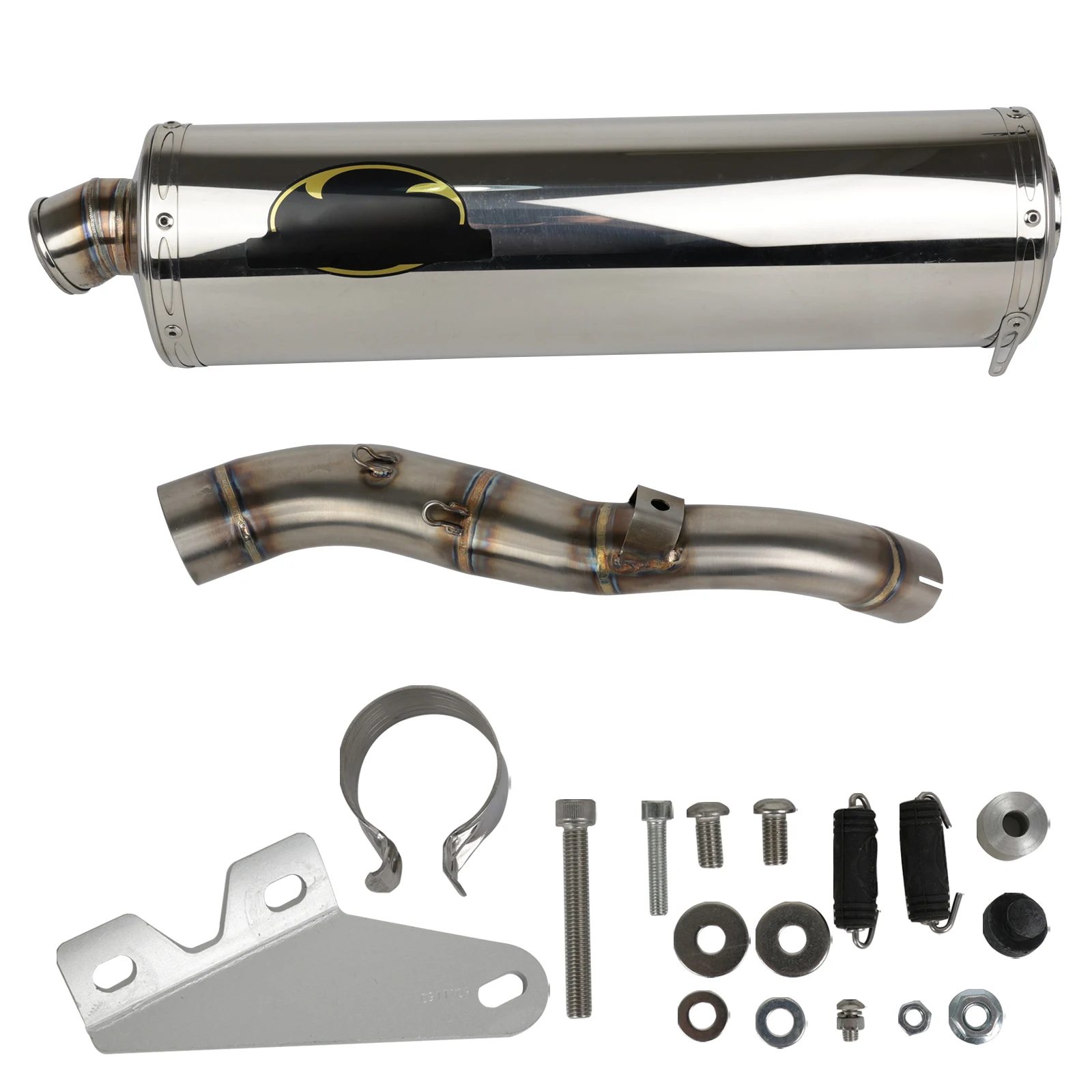 Motorcycle Modify Exhaust Pipe Exhaust Muffer Fit For Honda VFR 1200F VFR1200F VFR1200 F 2010-