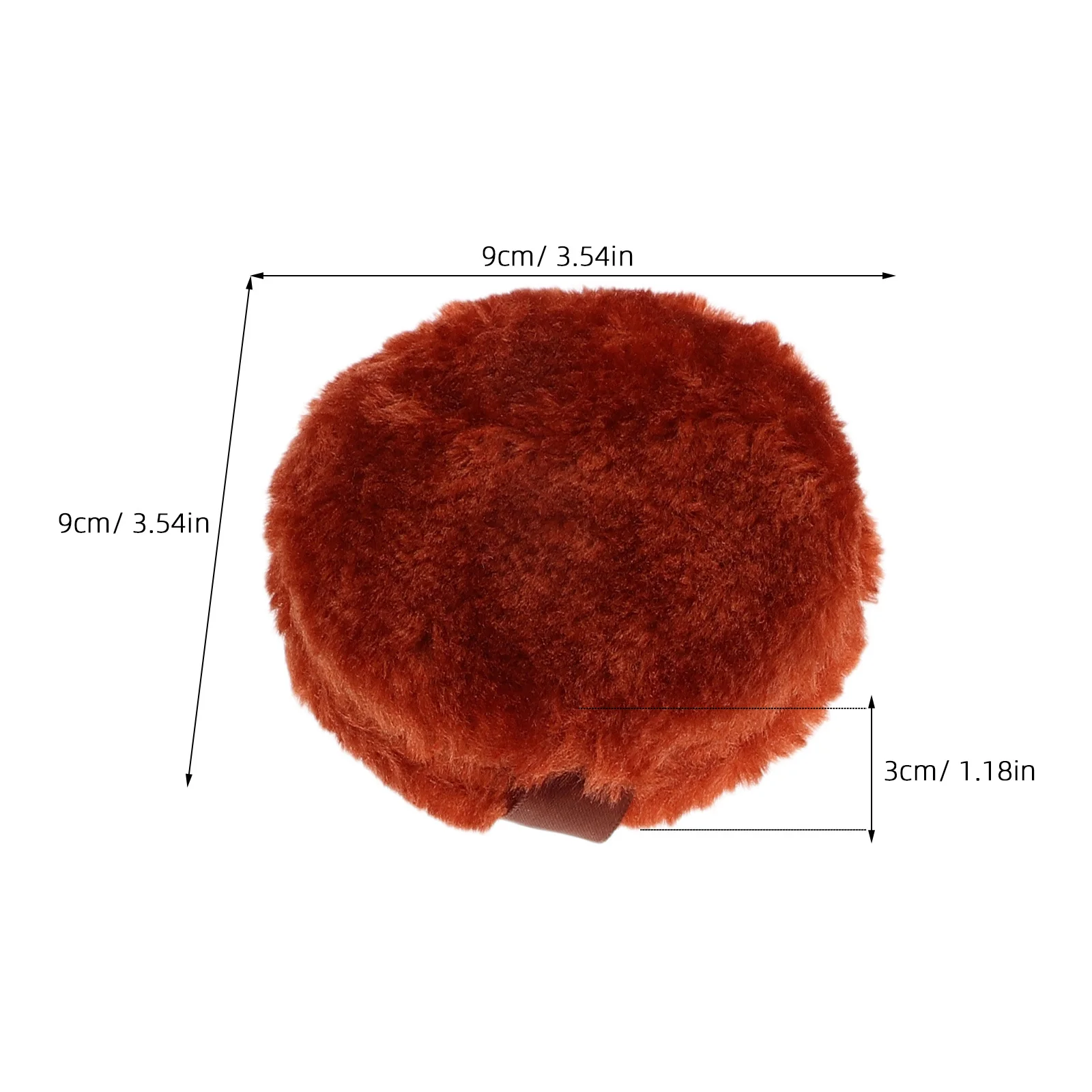 5Pcs Long Hair Loose Powder Puff Soft Makeup Applicator for Face Setting Foundation Talcum Blusher Powder Puff