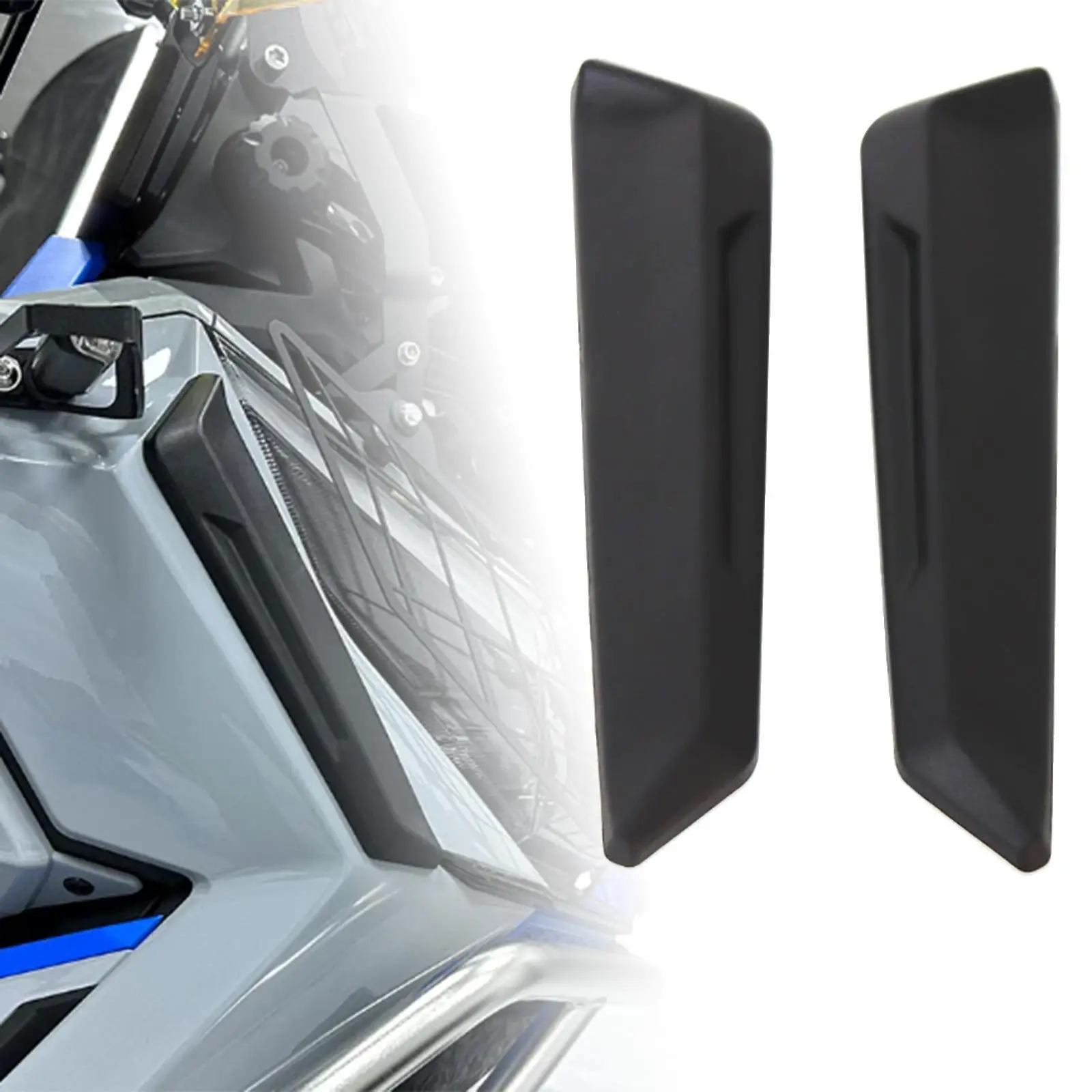 

Motorcycle Side Deflectors Body Protection Easy to Install Guard Sturdy Compact Protectors Motorcycle Accessories Professional