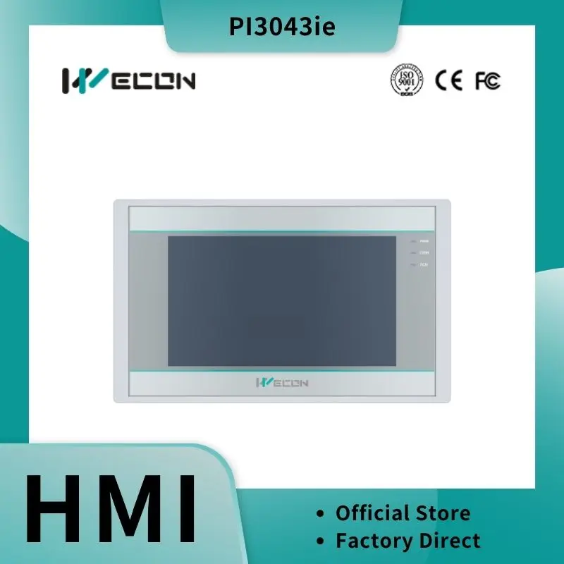 Display touch screen HMI Wecon da 4,3 pollici PI3043ie