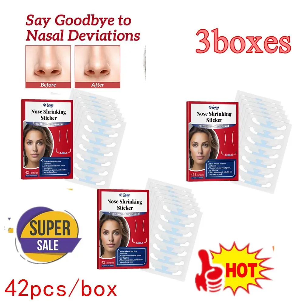 

3box Cosplay Special Nose Shrink Strips Shrink Nose Wings Small Nose Narrow Thin Nose Invisible Beauty Shrinking Nose Stickers