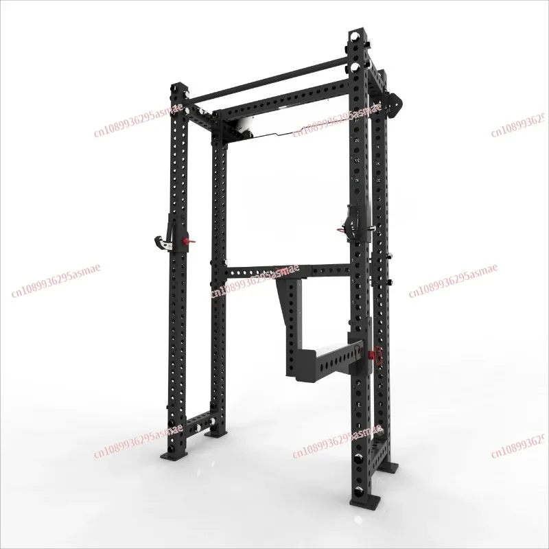 

Extremely narrow frame squat rack home gym home fitness squat bench press deadlift 75 square tube comprehensive training rack