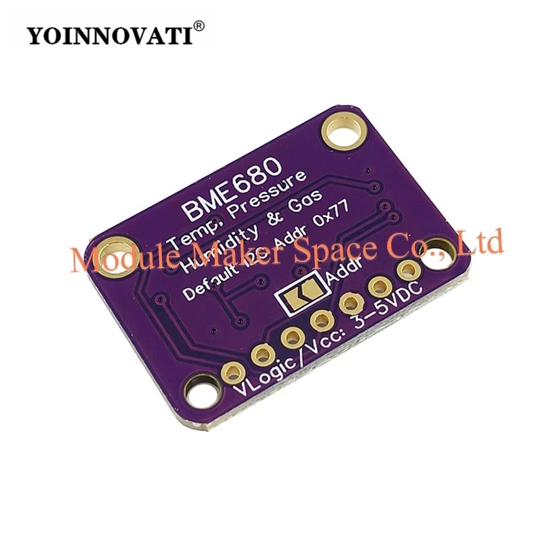 BME680 Temperature/Humidity/Pressure/Gas Sensor - CJMCU-680 Breakout Board with I2C/SPI for Arduino/Raspberry Pi