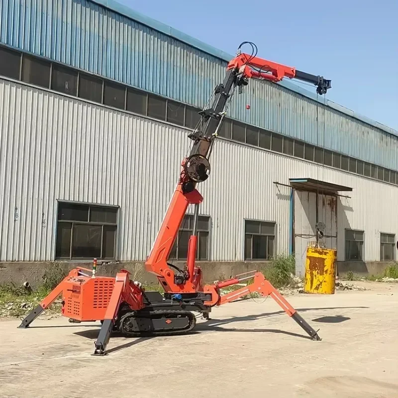 

3Ton 12m 17m 20m Mini Mobile Spider Crane Micro Crawler Crane Lift Spider Crane With Long Arm Fly Jib