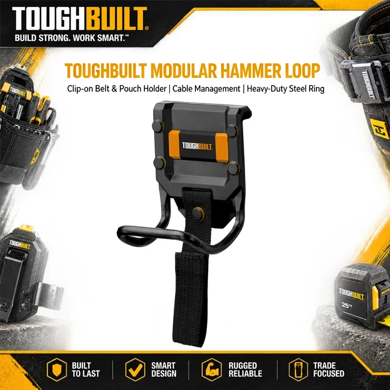 Toughbuilt TB-52 Modularer Hammer-Ring mit Kabelhalterung – kompaktes Werkzeugzubehör