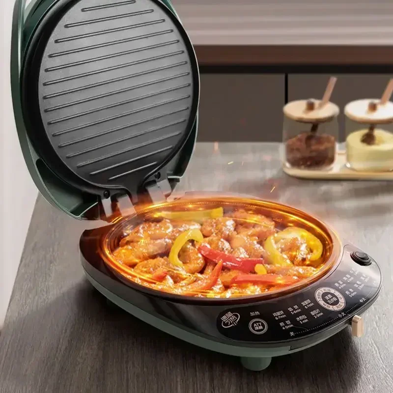 New Household Electric Steamer - Three-layer, Multifunctional, Intelligent Reservation.