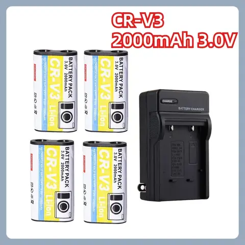 CR-V3 2000mAh 3.0V pour Batterie Kodak CX4210 CX6330 CX7530 C653 C663 C743 C875 Z980 DX6340