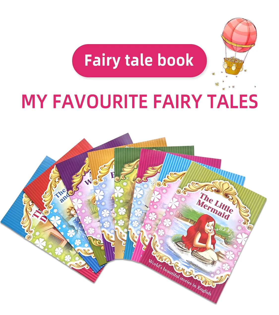 

Set of 8 English Kids Storybooks Ages 2-5 Early Learning Cognitive Enlightenment Parent Child Reading Educational Reading Gift