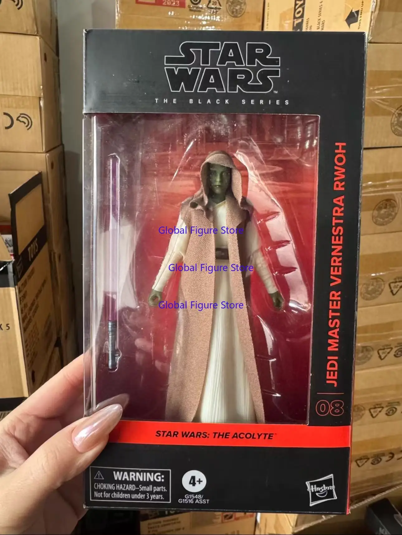 ハスブロ-スターウォーズ-ヴァーネストラ・ロウ-ジェダイマスター-6インチ可動アクションフィギュア