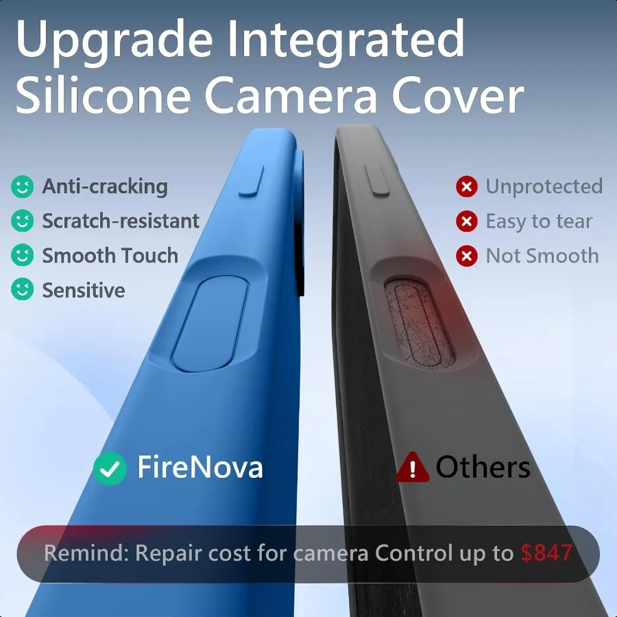 Magnetic for iPhone 17 Case Compatible with MagSafe [Integrated Silicone Camera Control Button] [Camera Protection] AntiScratch