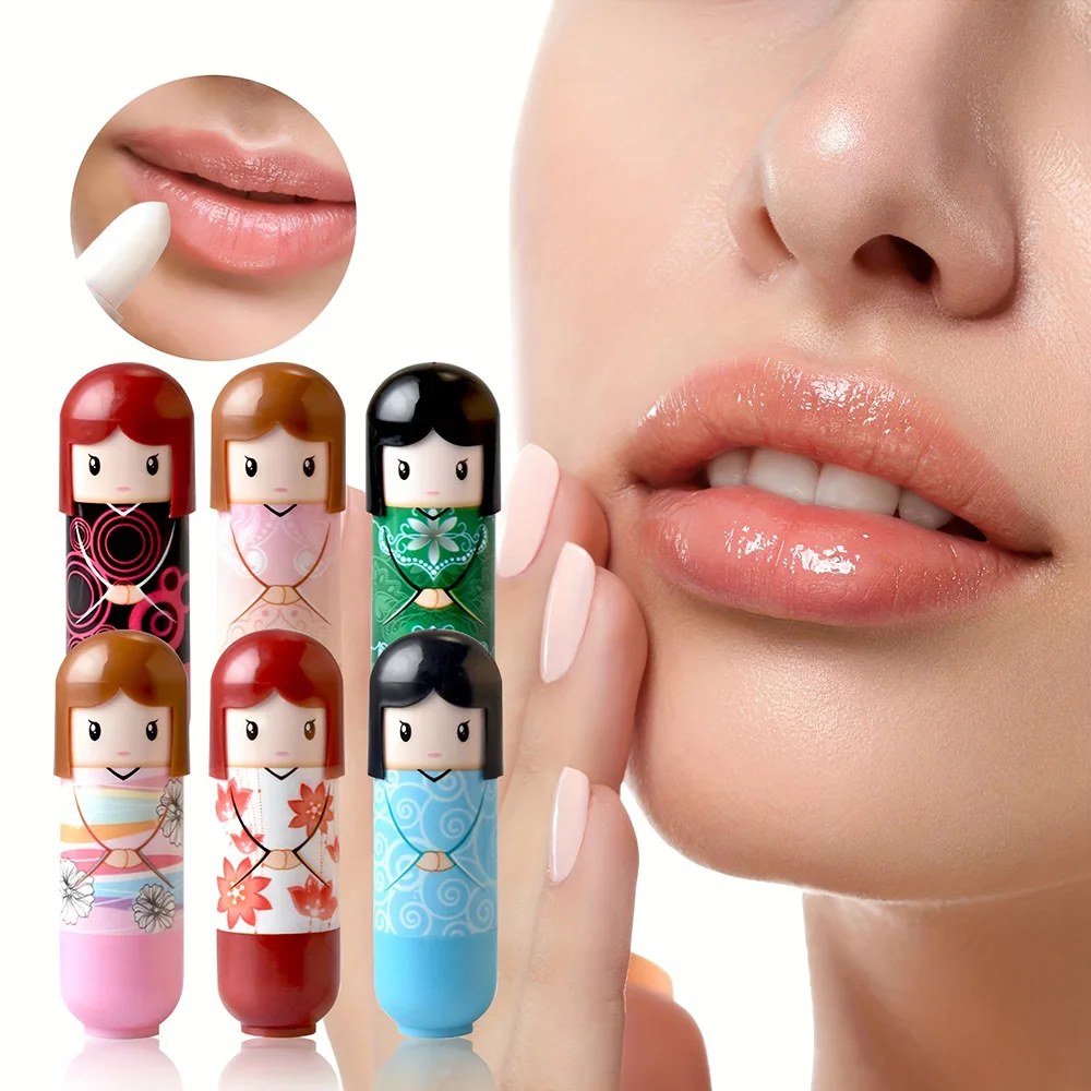 24PCS Leuke Kimono Pop Lippenbalsem Lip Primer Hydraterende Langdurige Lippenbalsem Lippen Zorg Make-Up Meisje Feestartikelen