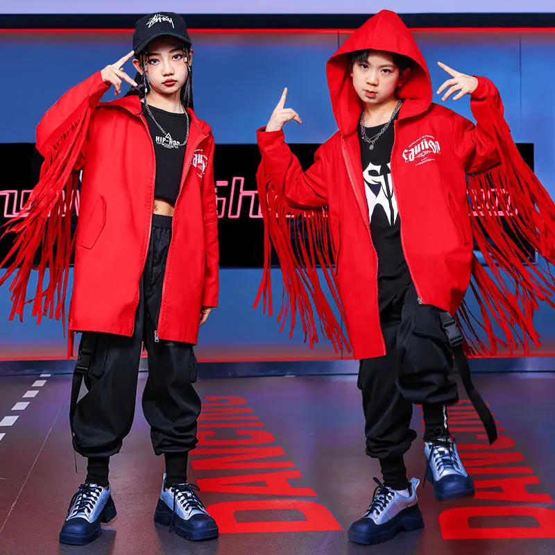 Boys' Hip-hop Loose Sports Suits, Children's Drum Set Costumes, Zumba Dance Costumes, Girls' Cheerleading Costumes