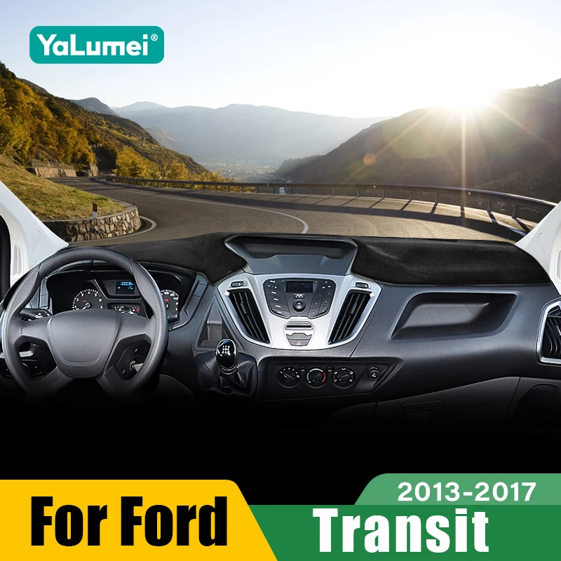 Für Ford Transit 2013 2014 2015 2016 2017, Auto-Armaturenbrett, Sonnenschutz, Instrument, Schreibtisch, rutschfeste Matte, Zubehör