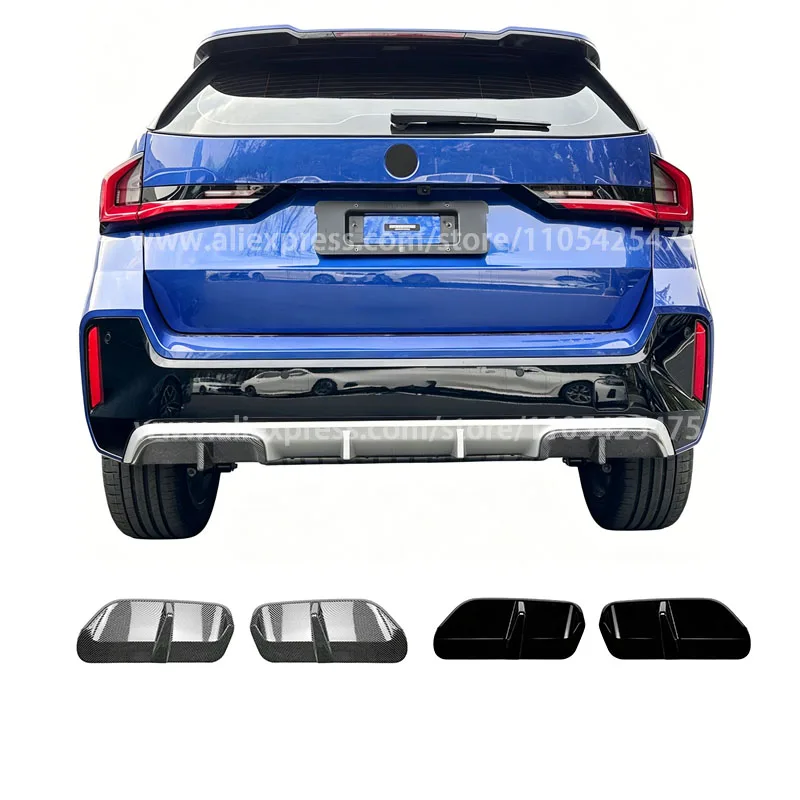 

Глянцевый черный задний спойлер-диффузор для BMW X1 IX1 U11 2023+ M Sport, установка без повреждений