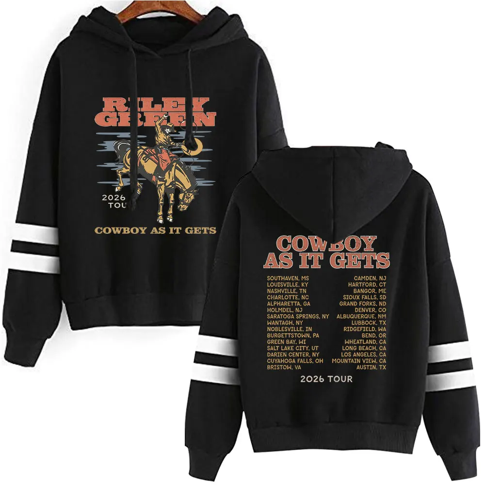 

Riley Green Hoodies Vintage Merch Hoodie Men and Women Hip-hop Sports Pullover Sweatshirt
