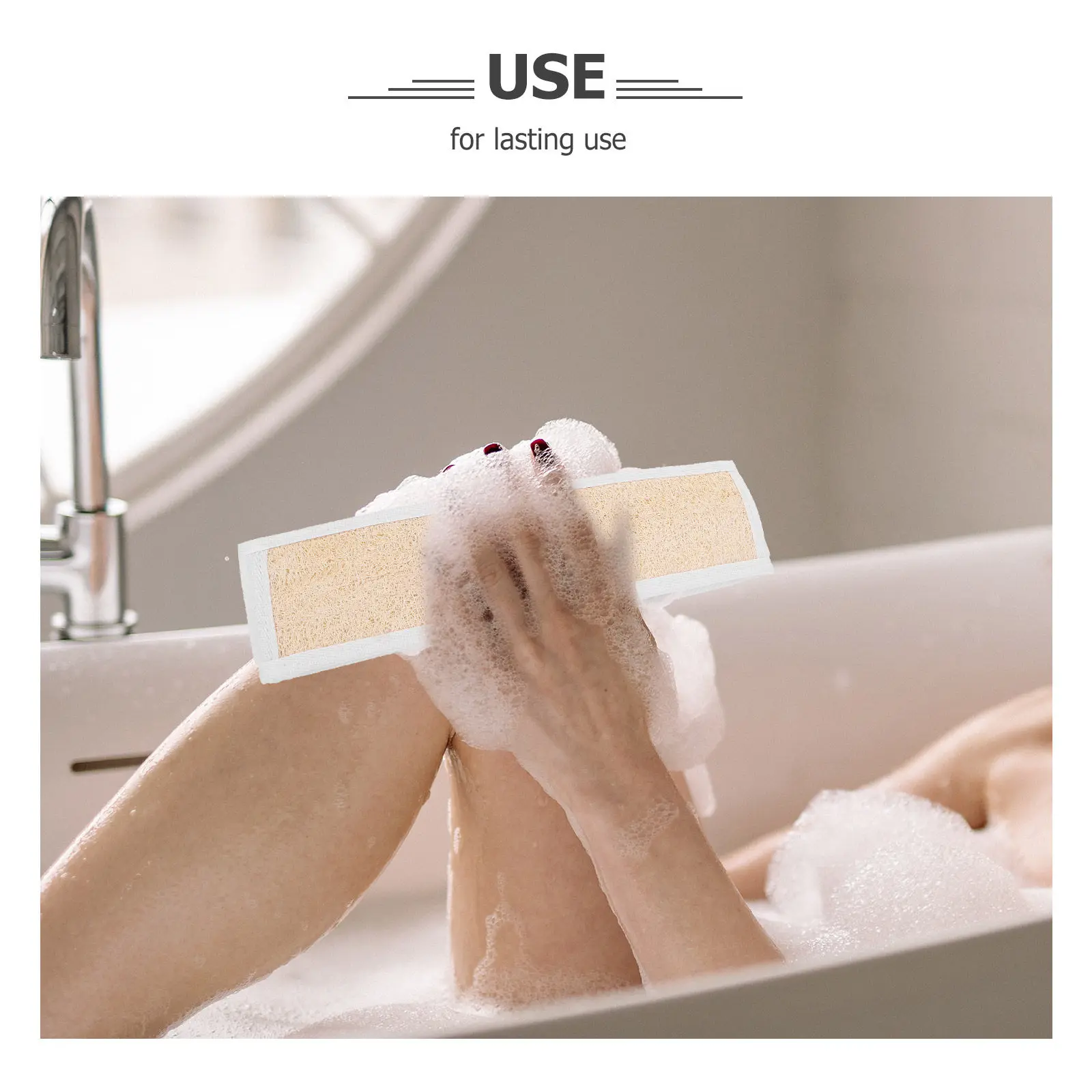 

Мочалка-люфа для спины, отшелушивающая салфетка для душа, многоразовое полотенце для глубокого очищения кожи, инструмент для ухода за кожей дома и на улице