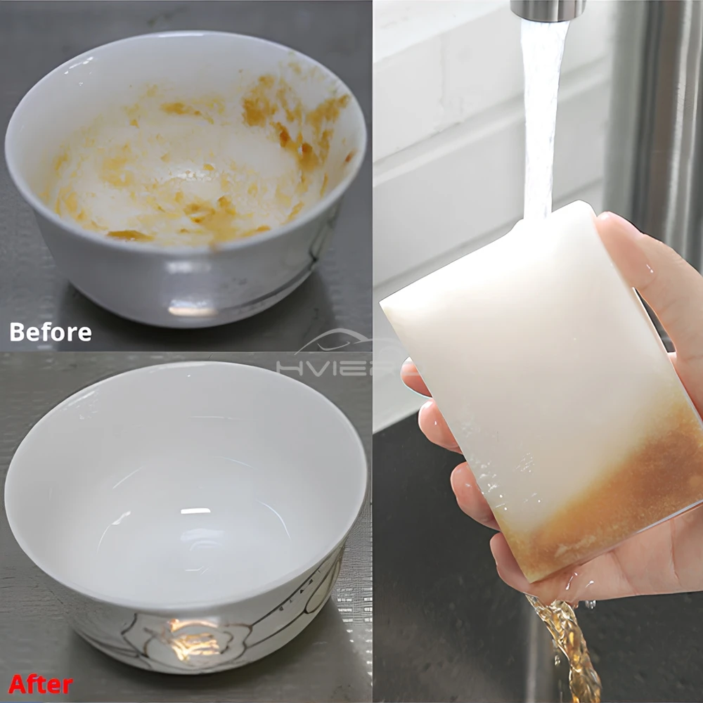 흰색 스폰지 고무 멜라민 클리너, 다목적 지우개, 주방 세척, 욕실 가정용 청소 도구, 먼지 닦기 액세서리, 1X