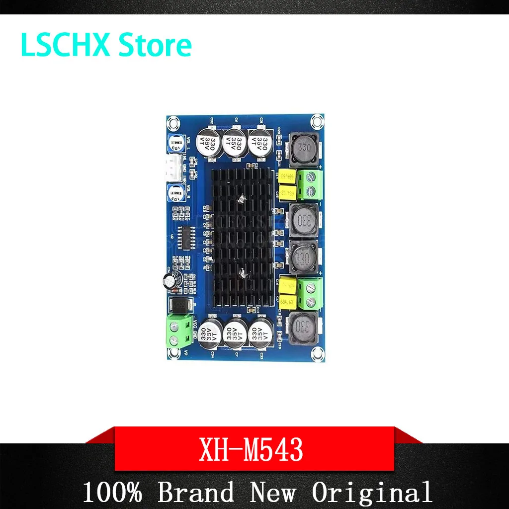 XH-M543 TPA3116D2 2*120W Dual Channel Digital Stereo Audio Power Amplifier Board High Power DIY 240W Amplificador Sound Board