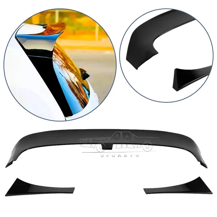 For Volkswagen Golf 7 7.5 GTI R Spoiler Accessories Carbon Body Kit Clubsport Style Rear Roof Spoiler