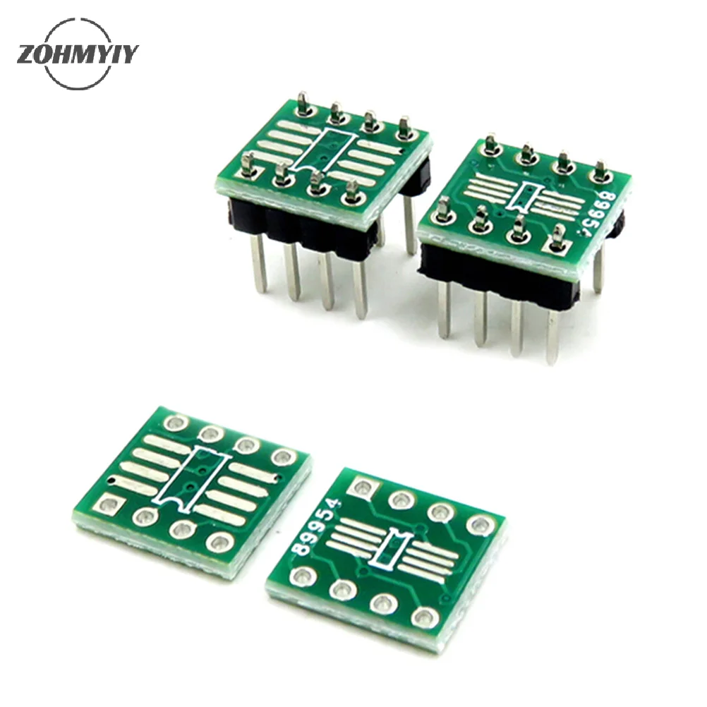 New 10pcs Double Sided SOP8 SO8 SOIC8 TSSOP8 TO DIP8 adapter to DIP + Pin Header